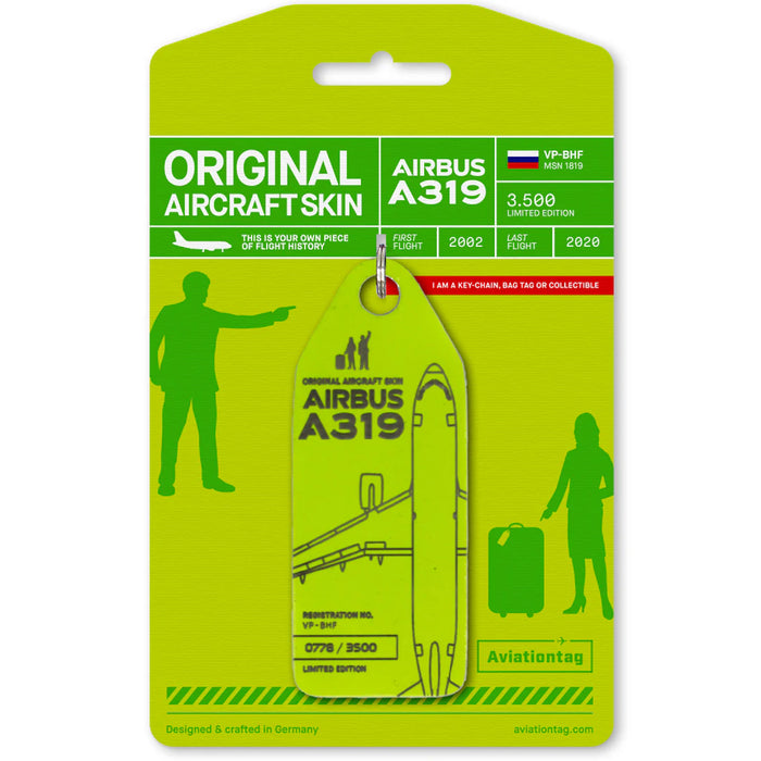 Ключодържател Aviationtag x S7 Airlines Airbus A319-100 Edition