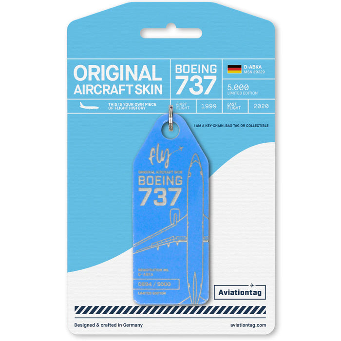 Ключодържател Aviationtag x TUIFly Boeing 737-800 Edition
