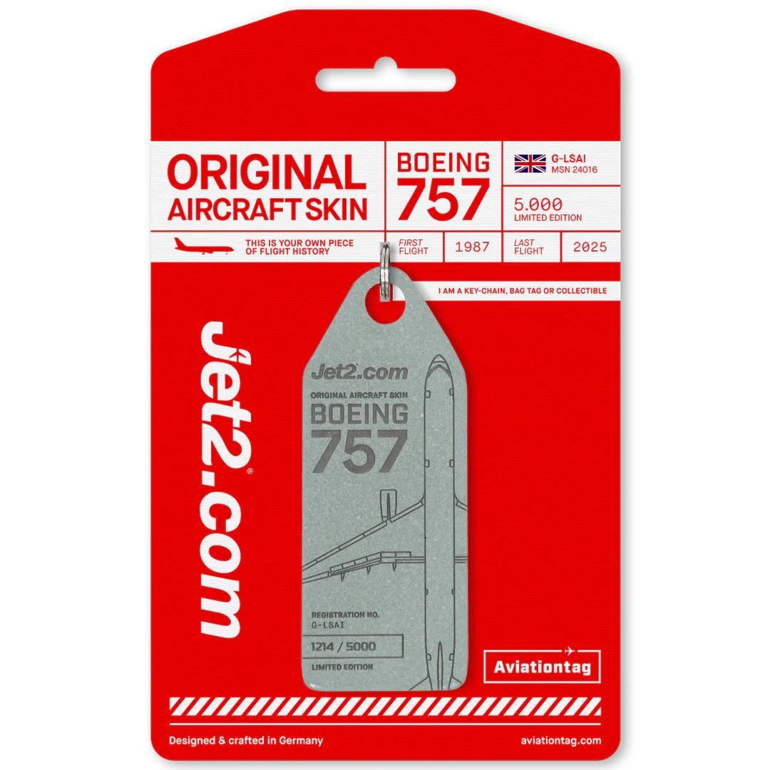 Ключодържател Aviationtag x Jet2 Boeing 757-200 Edition