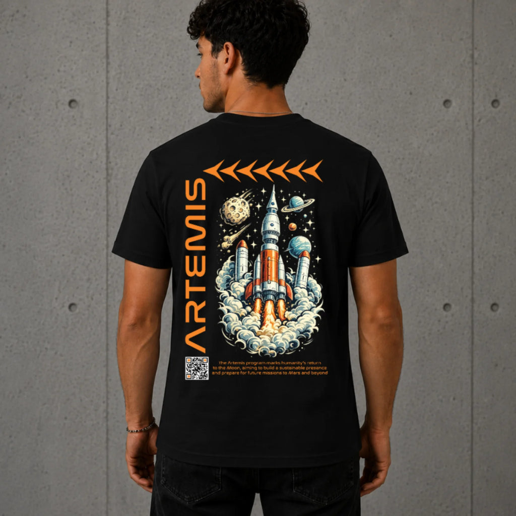 Космическа Тениска “ARTEMIS” + Космическа Храна Подарък