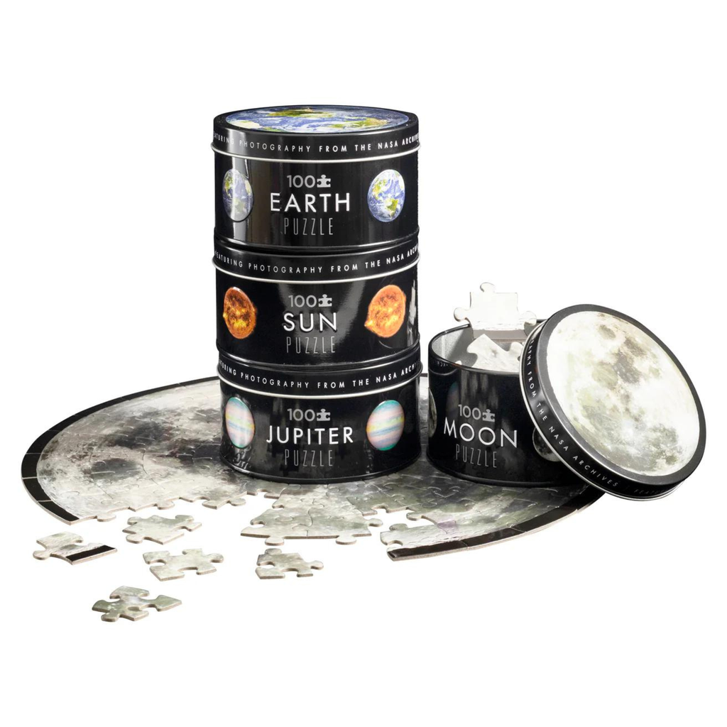 Комплект 4 пъзела – Земя, Луна, Слънце и Юпитер