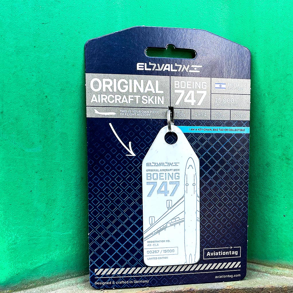 Ключодържател Aviationtag x El Al Boeing 747-400 Edition