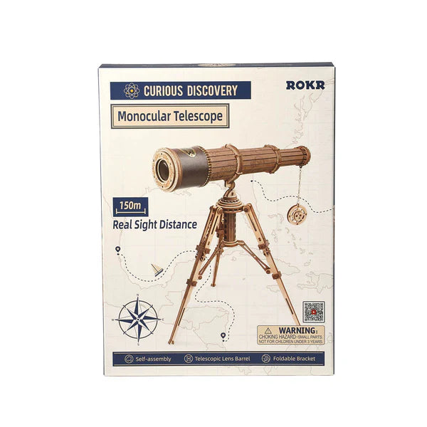 ROKR Monocular Telescope | 3D дървен телескоп
