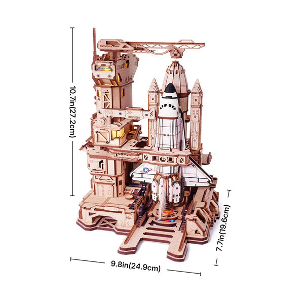 ROKR Space Shuttle | 3D дървен пъзел совалка