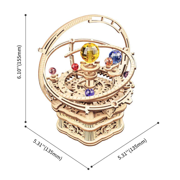 ROKR Starry Night | Orrery Music Box 3D Puzzle