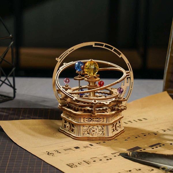 ROKR Starry Night | Orrery Music Box 3D Puzzle