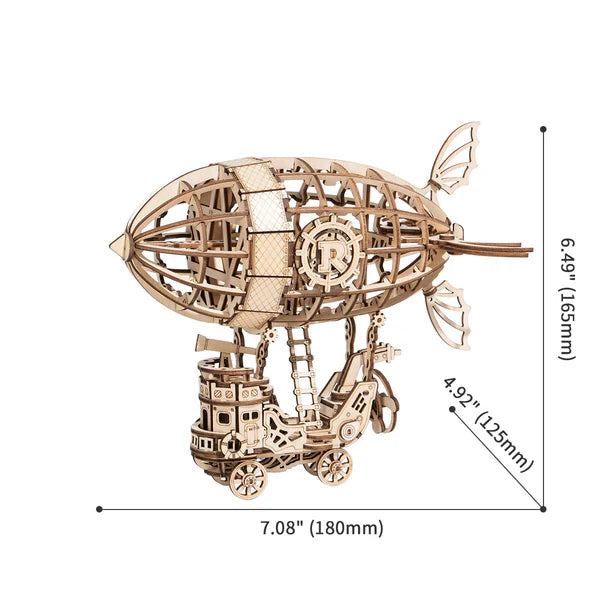 Rolife Airship Model | 3D дървен дирижабъл