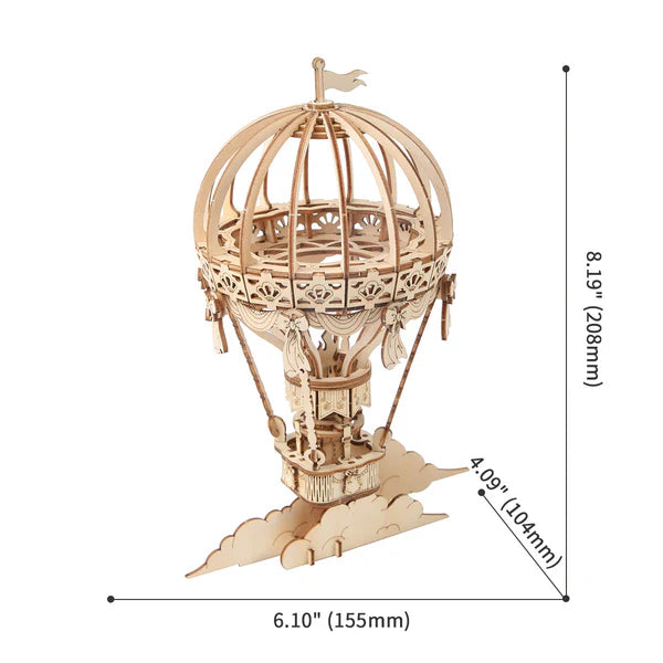 Rolife Hot Air Balloon | 3D дървен пъзел