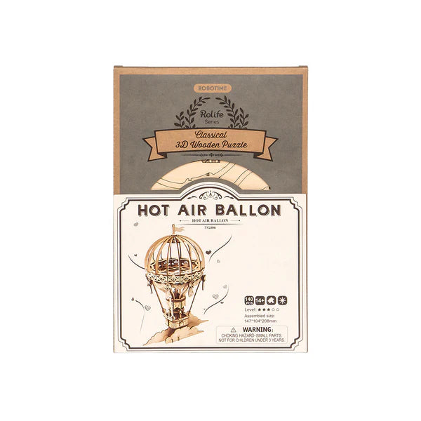 Rolife Hot Air Balloon | 3D дървен пъзел