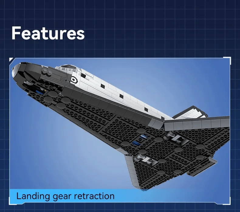 Космическа совалка Discovery 1827 части - CaDA