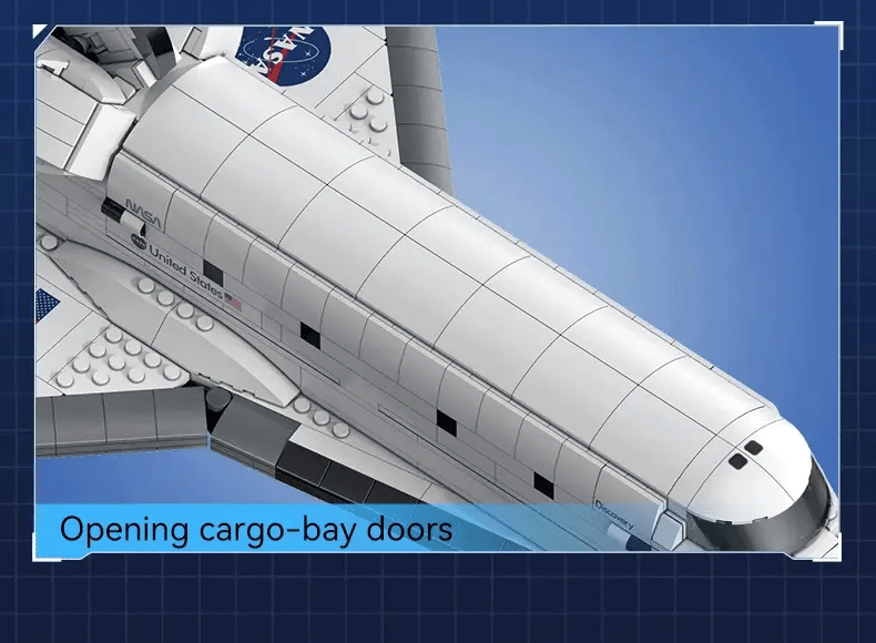 Космическа совалка Discovery 1827 части - CaDA