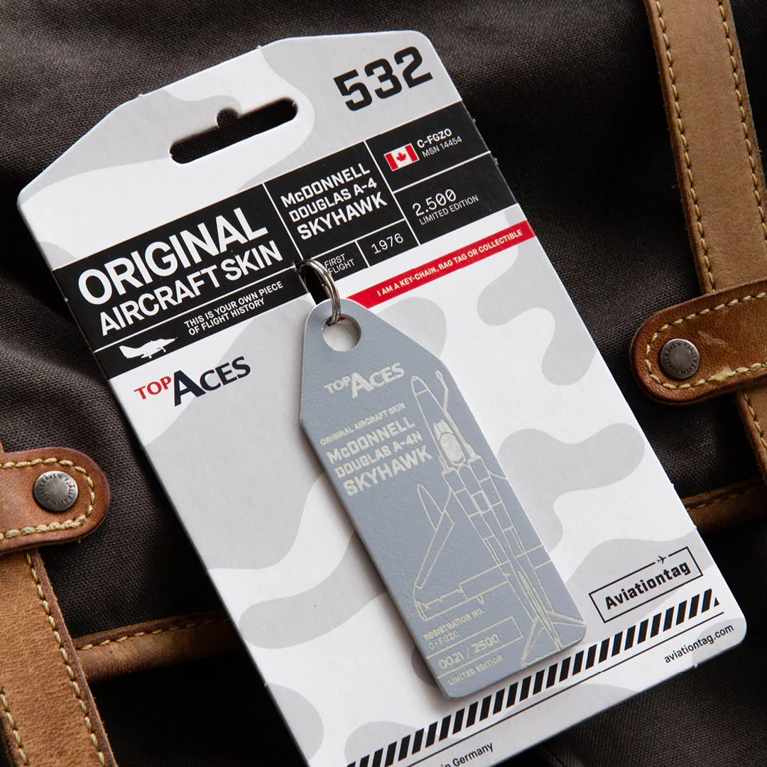 Ключодържател Aviationtag x Top Aces McDonnell Douglas A-4 Skyhawk Edition
